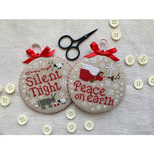 Stickvorlage Stitches By Ethel - Joyful Christmas Ornaments