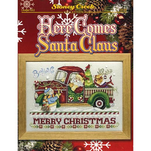 Stickvorlage Stoney Creek Collection - Here Comes Santa Claus