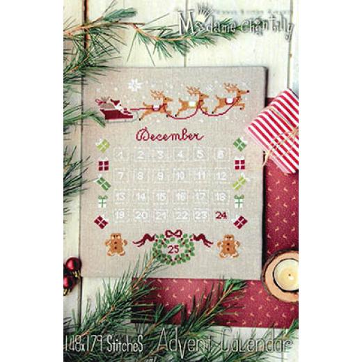 Stickvorlage Madame Chantilly - Advent Calendar