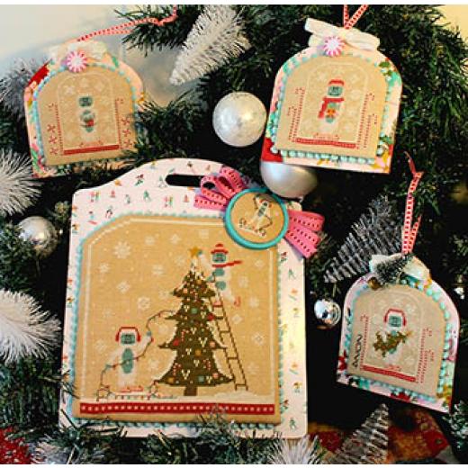 Stickvorlage Cosford Rise Stitchery - Mr Velleti Gets Ready For Christmas