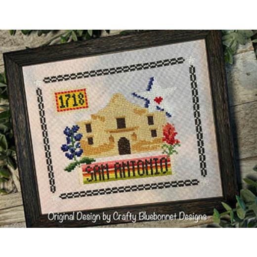 Stickvorlage Crafty Bluebonnet Designs - San Antonio