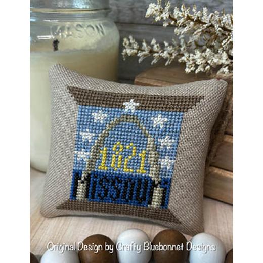 Stickvorlage Crafty Bluebonnet Designs - Missouri State Spool