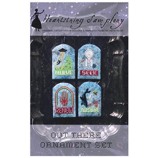 Stickvorlage Heartstring Samplery - Out There Ornament Set