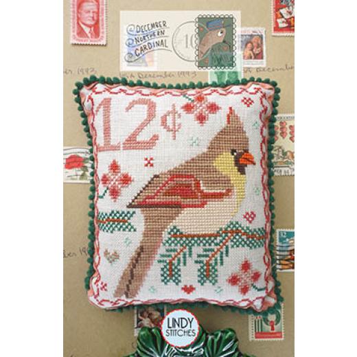 Stickvorlage Lindy Stitches - Air Mail December