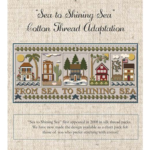 Stickvorlage Little House Needleworks - Sea To Shining Sea