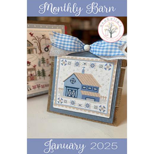 Stickvorlage Anabellas - January 2025 Monthly Barn