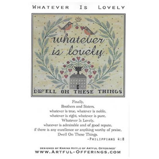 Stickvorlage Artful Offerings - Whatever Is Lovely