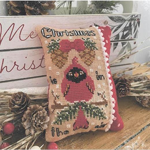 Stickvorlage Fairy Wool In The Wood - Christmas Vibes Pillow