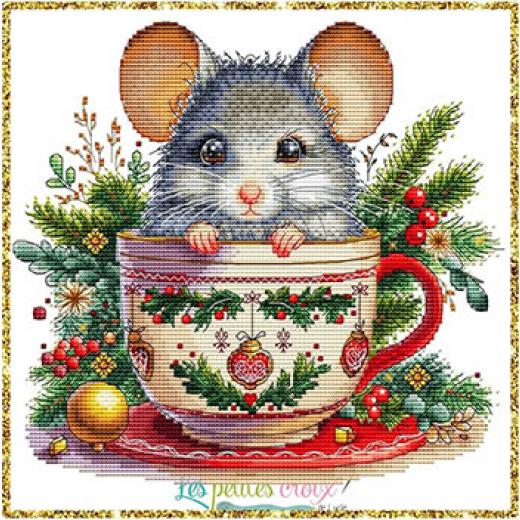 Les Petites Croix De Lucie - Christmas Animal Cup Mouse