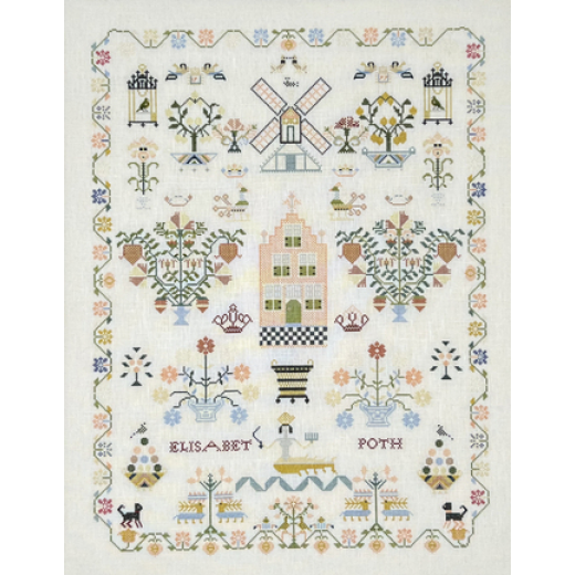 Queenstown Sampler Designs - Elisabet Poth 1777