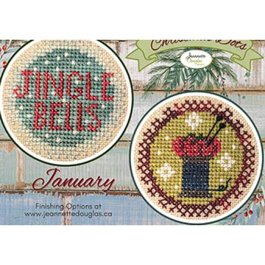 Jeannette Douglas Designs - Christmas Dots - January