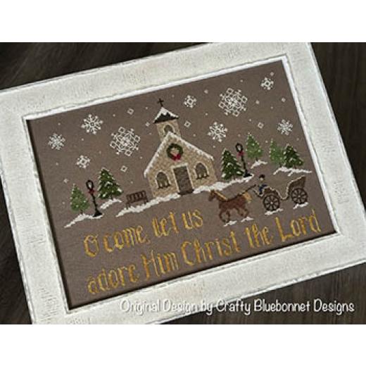 Crafty Bluebonnet Designs - Christmas Village Church