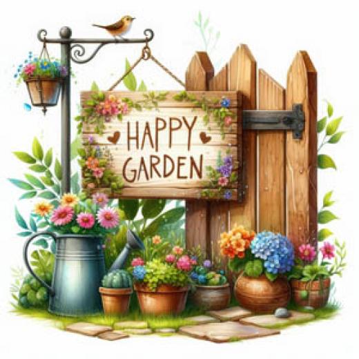 Needle Minder - Happy Garden