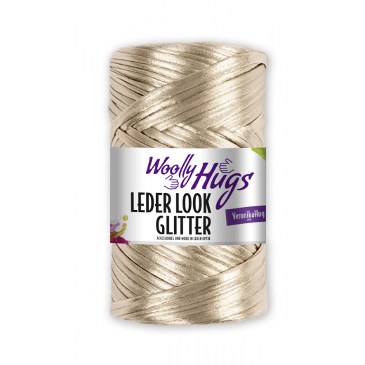 Woolly Hugs Leder Look Glitter - bronze metallic (Vorbestellung)