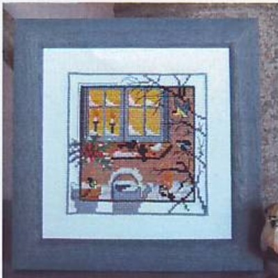 Stickpackung Oehlenschläger - Winterfenster 17x17 cm