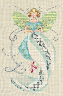 Stickvorlage Nora Corbett - Stitching Fairies - Linen Fairy