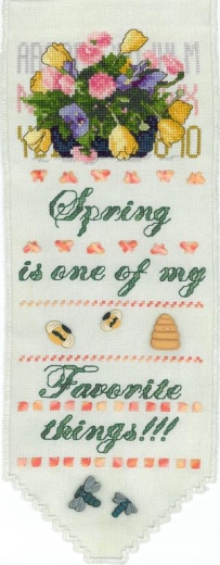 Stickvorlage Xs and Ohs - Spring Favourite Things