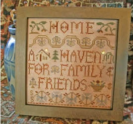 Stickvorlage Homespun Elegance Ltd - Home A Haven