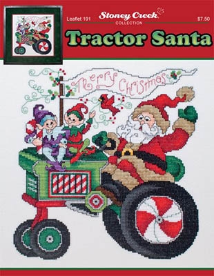 Stickvorlage Stoney Creek Collection - Tractor Santa