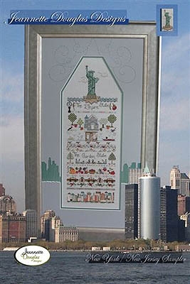 Stickvorlage Jeannette Douglas Designs - New York New Jersey Sampler