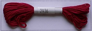 Soie dAlger Seidenstickgarn - Farbe 2936 rot