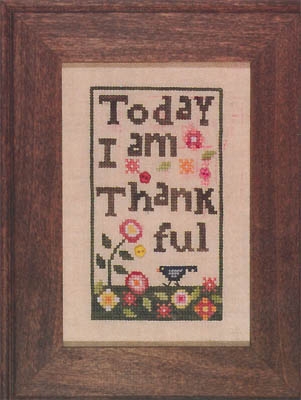 Stickvorlage Heart In Hand Needleart - Thankful (w/emb)