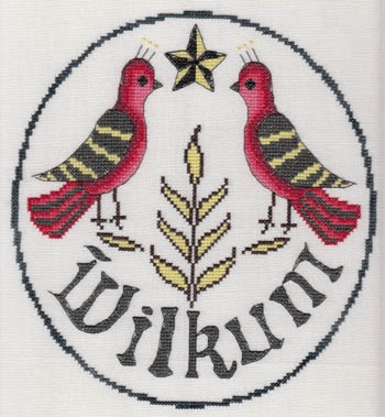 Stickvorlage MarNic Designs - Wilkum Pennsylvania Dutch Welcome