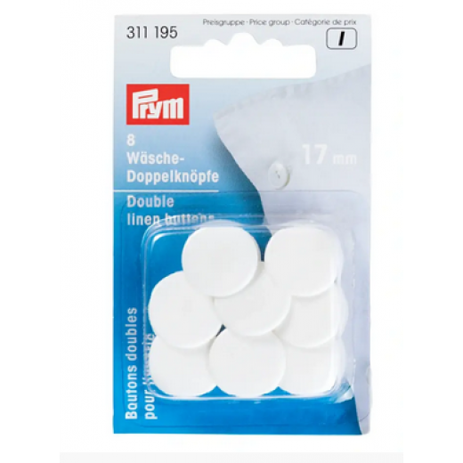 Wäsche-Doppelknöpfe Ø 15 mm - Prym