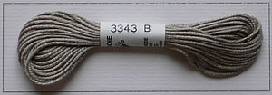 Soie dAlger Seidenstickgarn - Farbe 3343 braun