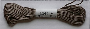 Soie dAlger Seidenstickgarn - Farbe 3344 braun