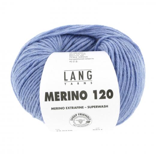 Merino 120 - Lang Yarns - hellblau melange