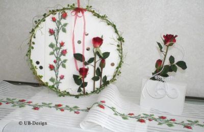 Stickvorlage UB-Design - Es duftet nach Rosen