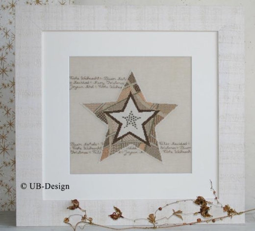 Stickvorlage UB-Design - Sternengruss