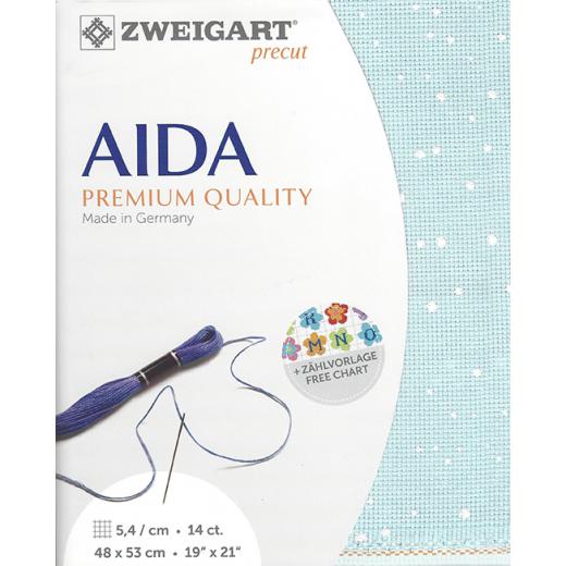 Zweigart Stern-Aida 14ct - Splash 5429 (Precut 48x53 cm)