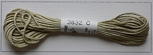 Soie dAlger Seidenstickgarn - Farbe 3832 gelb