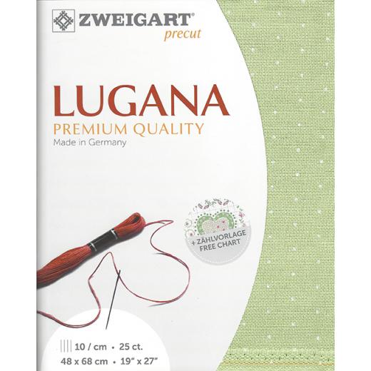 Zweigart Lugana 25ct - Mini Dots 6349 (Precut 48x68 cm)