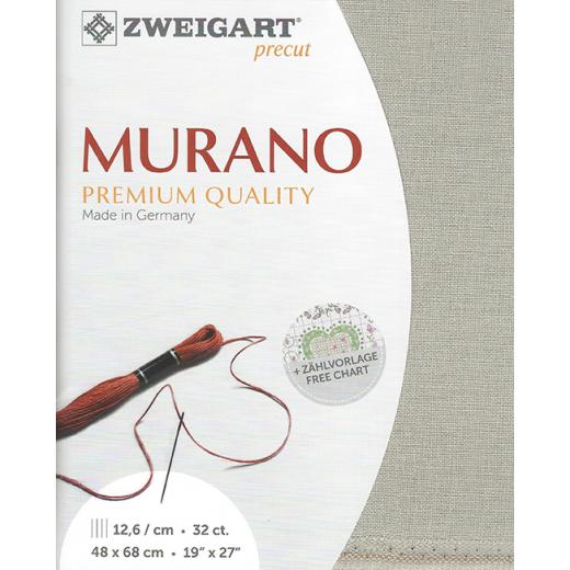 Zweigart Murano Precut 32ct - sahara dust (48x68 cm)