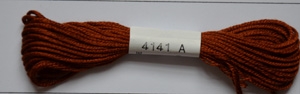 Soie dAlger Seidenstickgarn - Farbe 4141 braun