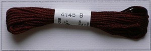 Soie dAlger Seidenstickgarn - Farbe 4145 braun