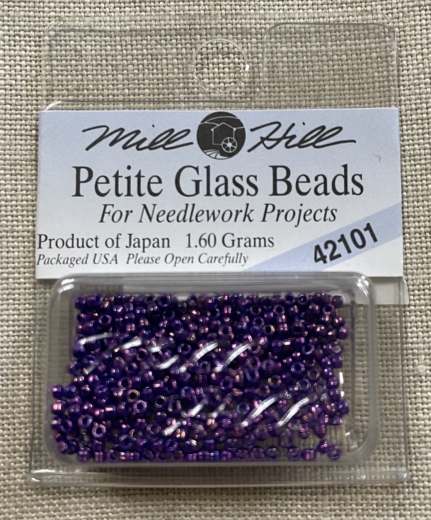 Mill Hill Seed-Petite Beads 42101 Purple Ø 1,5 mm