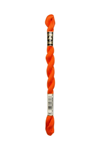 DMC Perlgarn Stärke 5 - 25m - 947 orange