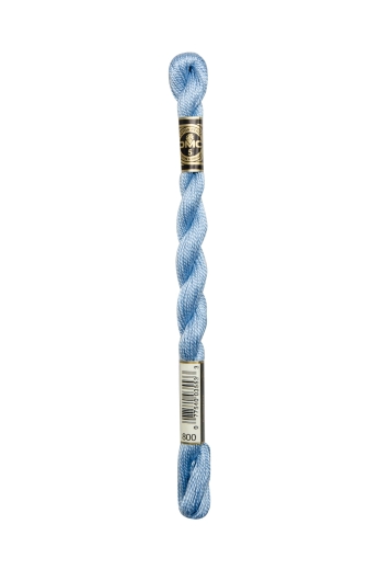 DMC Perlgarn Stärke 5 - 25m - 800 Delfter Blau blass