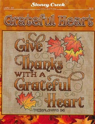 Stickvorlage Stoney Creek Collection - Grateful Hearts