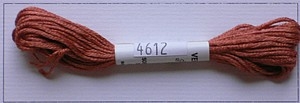 Soie dAlger Seidenstickgarn - Farbe 4612 rot orange