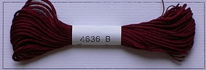 Soie dAlger Seidenstickgarn - Farbe 4636 magenta