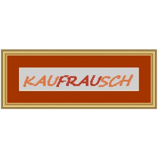 Stickvorlage Kreuzstich-Insider Kaufrausch