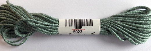 Soie dAlger Seidenstickgarn - Farbe 5023 grün extra