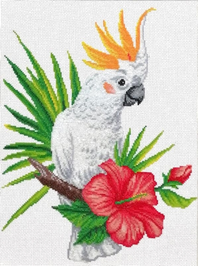 Stickpackung Needleart World - Cockatoo Call