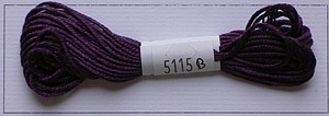 Soie dAlger Seidenstickgarn - Farbe 5115 rot violett / lila