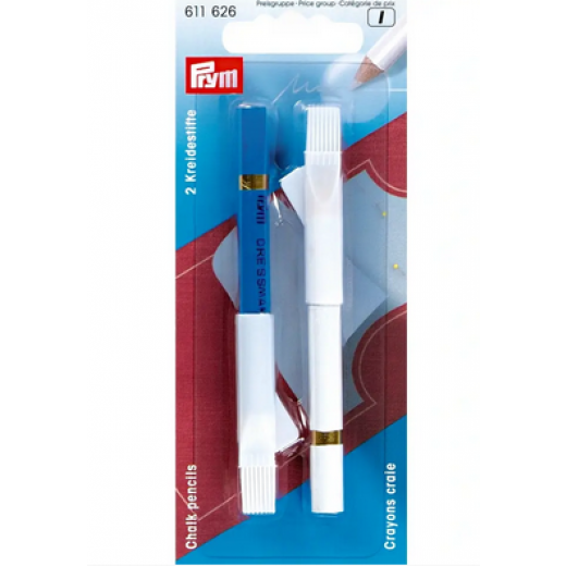 Schneiderkreidestifte mit Bürste - Prym